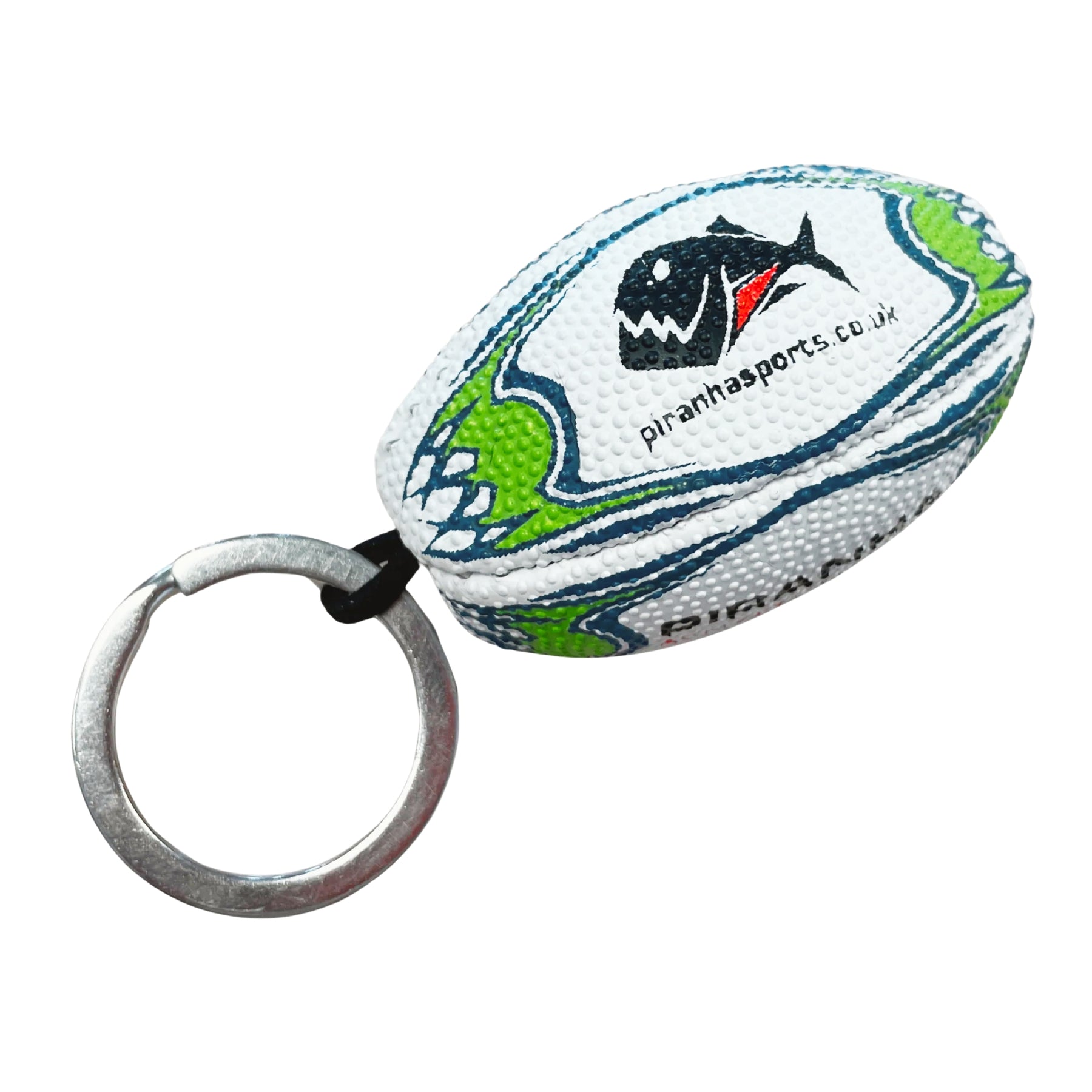Piranha Rugby Ball Key Ring