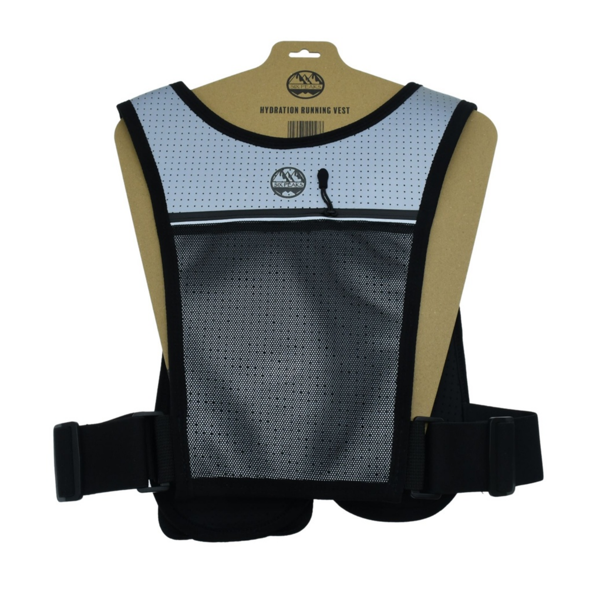 Six Peaks Hydration Running Vest: Black