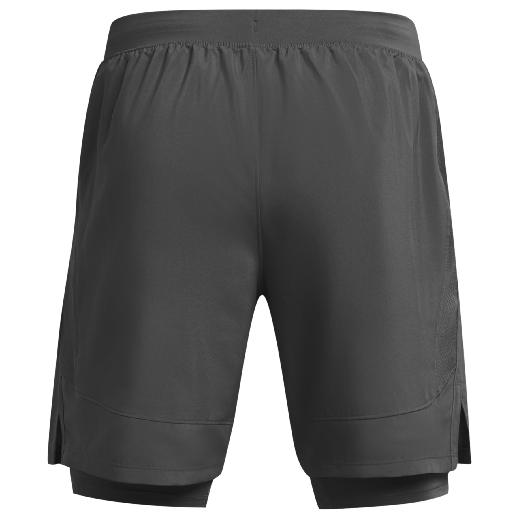 Under Armour Men's Launch Run 7inch 2-in-1 Running Shorts: Castlerock/Reflective
