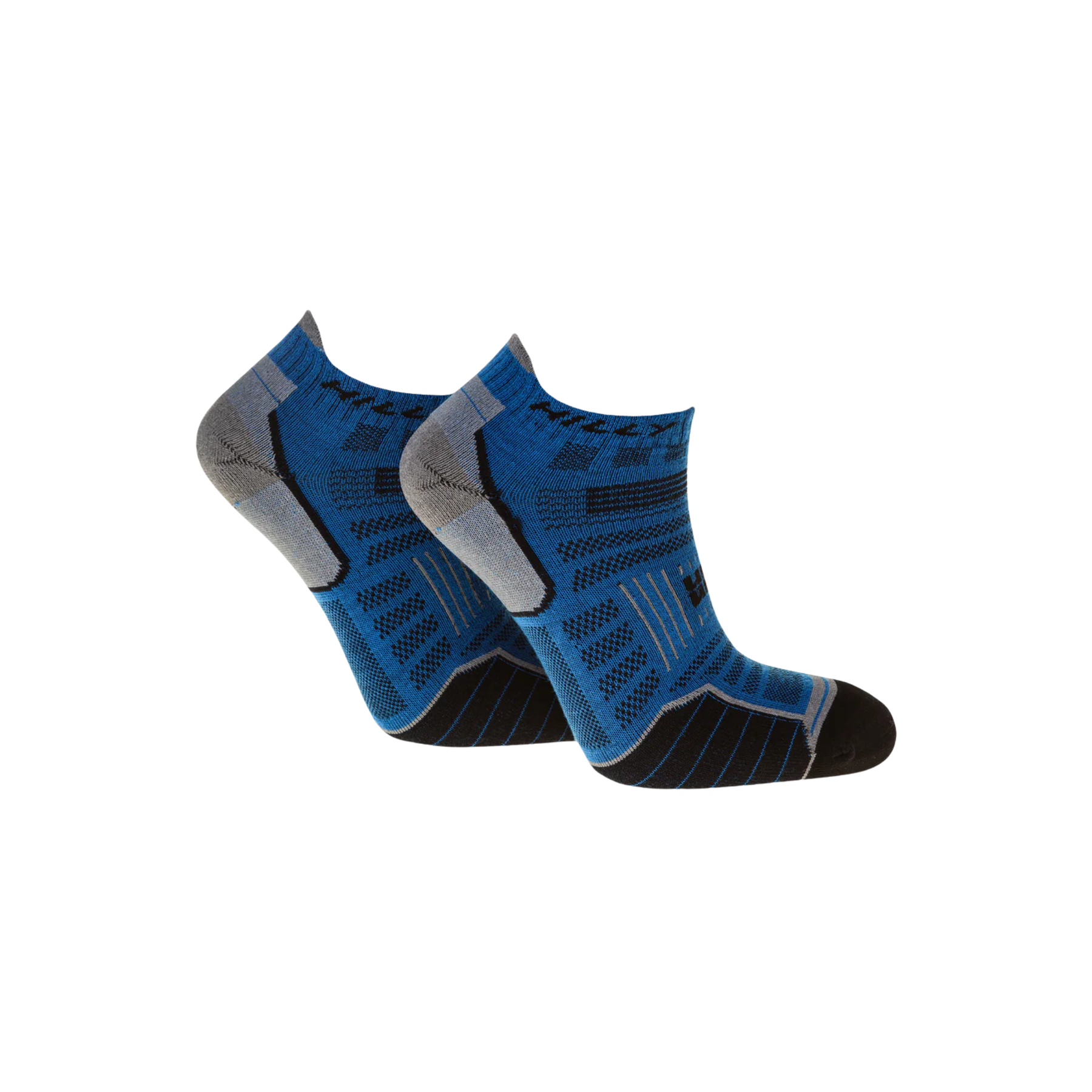 Hilly Twin Skin Socklets: Azurite/Grey Marl