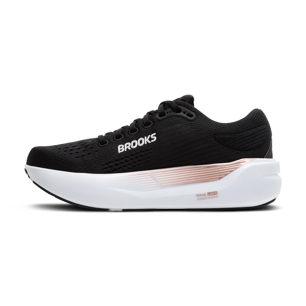 Brooks Ghost Max 3 Women's Running Shoes: Black/Black/Rose Gold