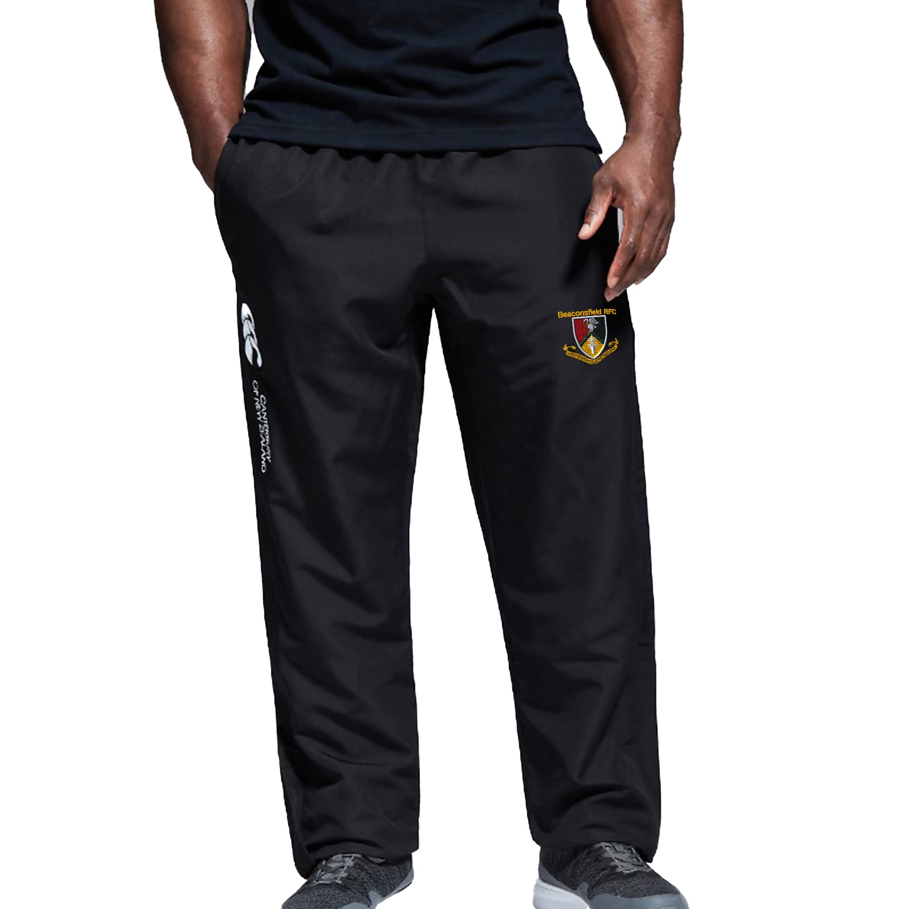 Beaconsfield RFC Canterbury Junior Open Hem Stadium Pant: Black