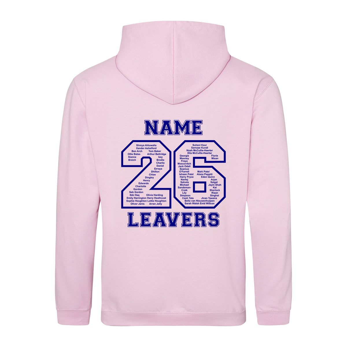 Gayhurst School Leavers Hoodie: Baby Pink