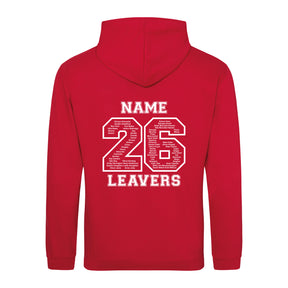Gayhurst School Leavers Hoodie: Fire Red