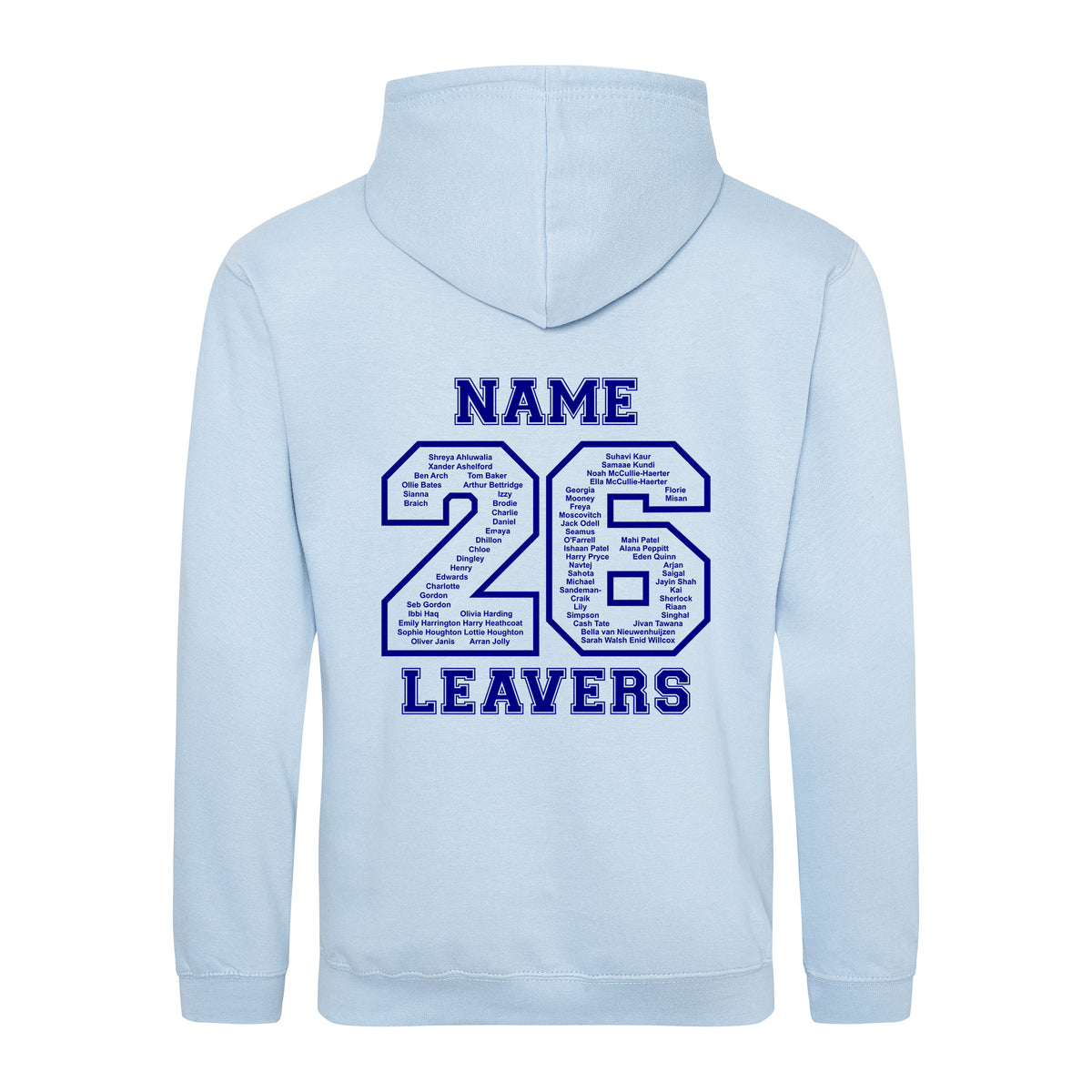 Gayhurst School Leavers Hoodie: Sky Blue