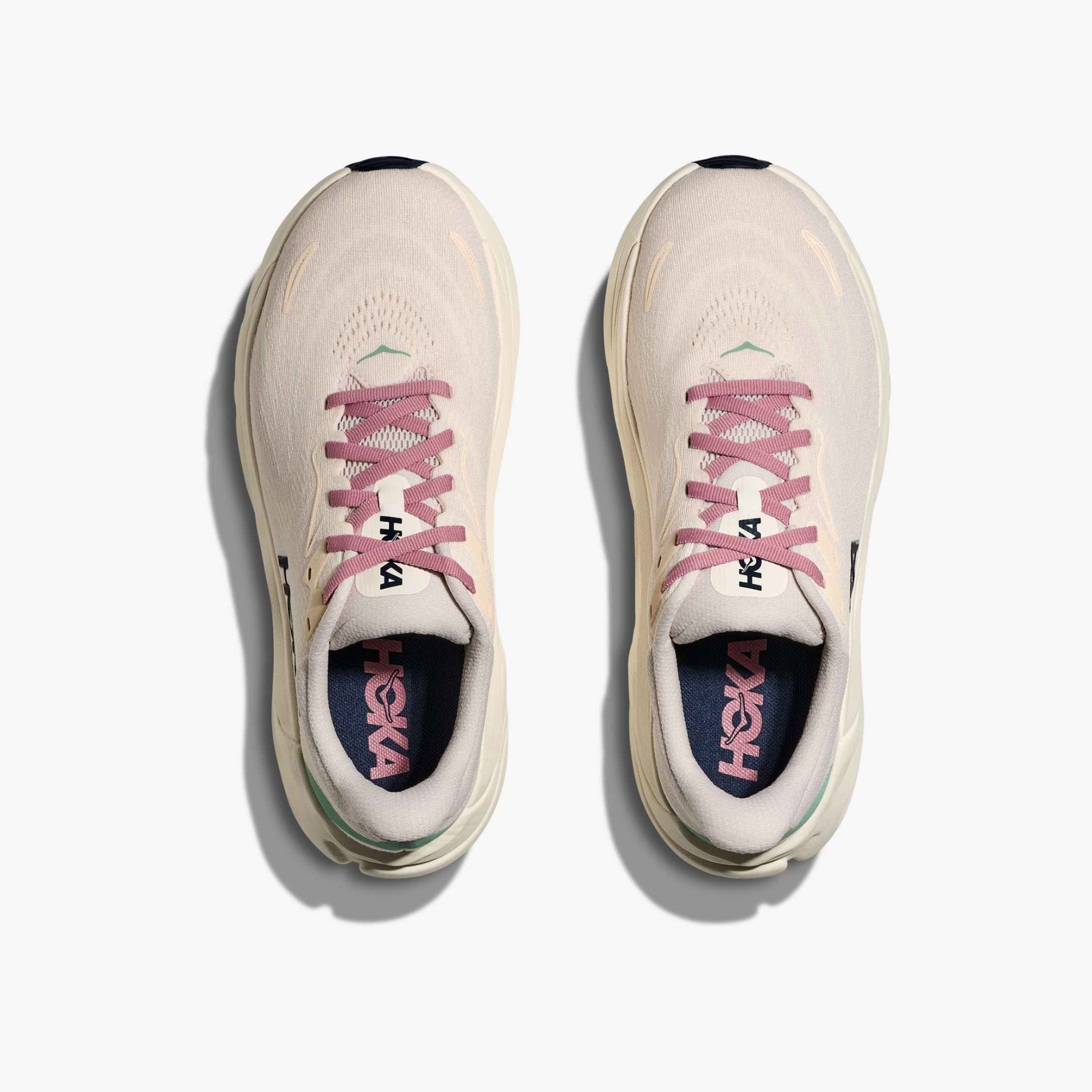 Hoka Arahi 8 Women's Running Shoes: Rose Cream/Alabaster