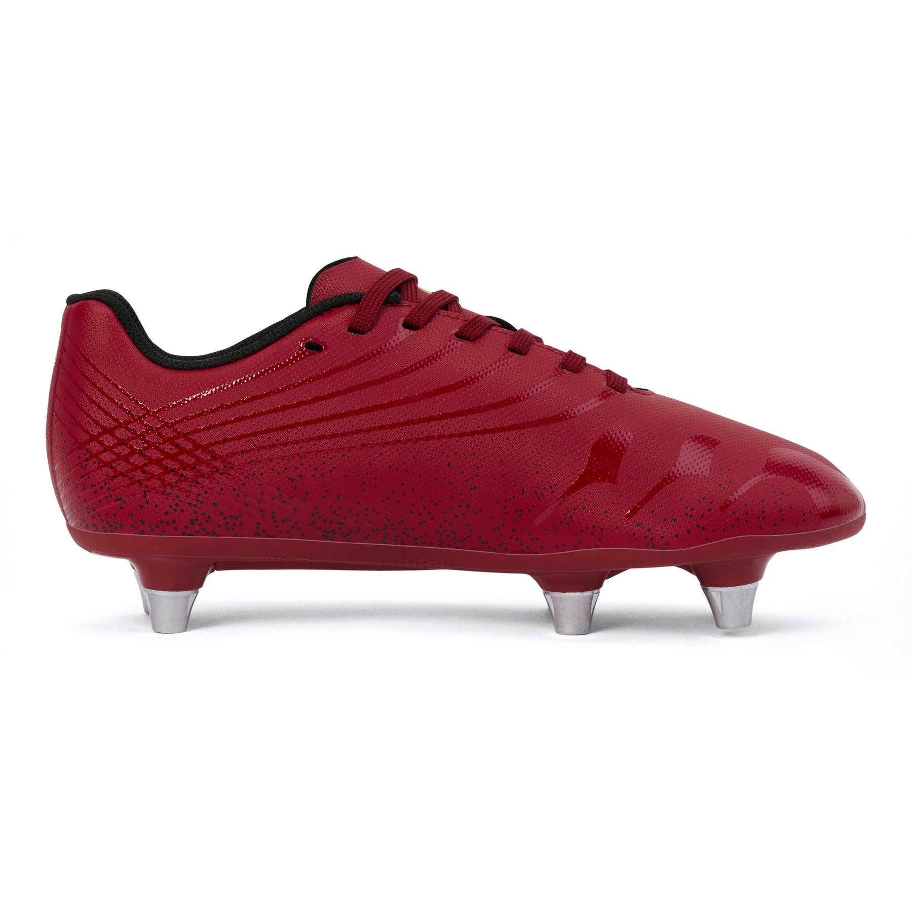 Canterbury Junior Stampede Team Soft Ground Rugby Boots: Red