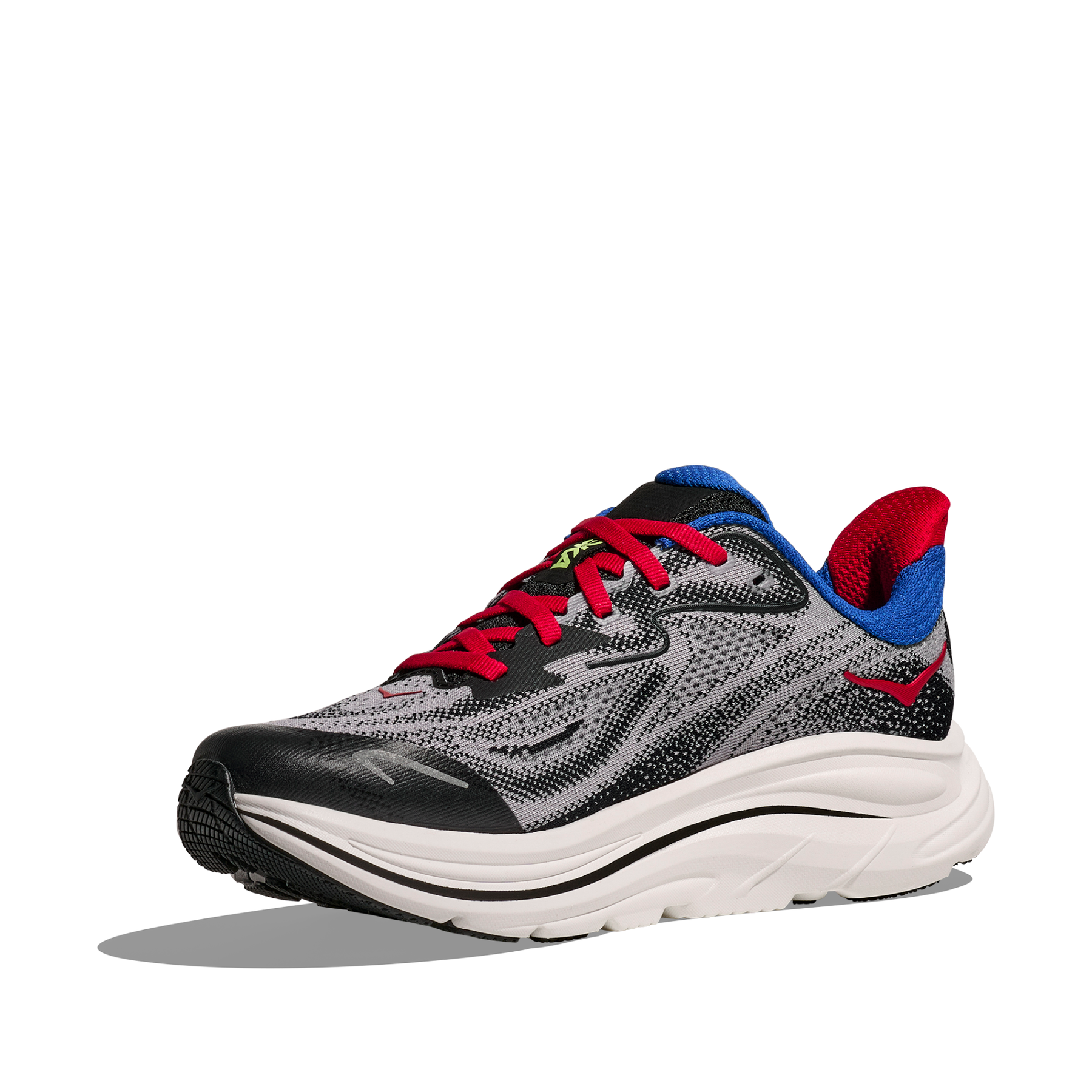 Hoka Clifton 10 Junior Running Shoes: Foggy Grey/Black