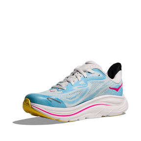 Hoka Clifton 10 Junior Running Shoes: Frost/Soaring Blue
