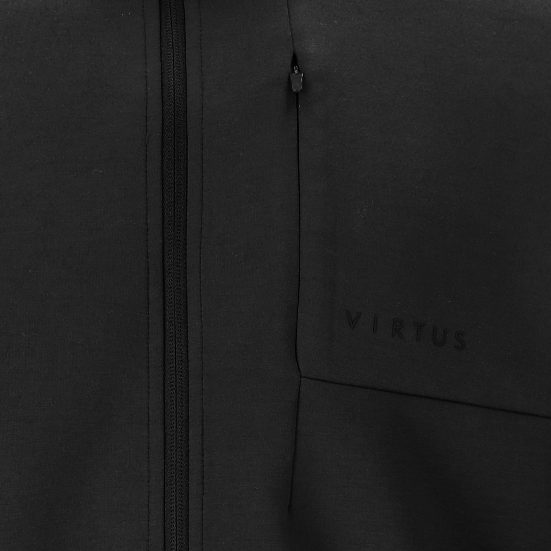 Virtus Taro Full Zip Men's Sweatshirt: Black