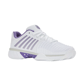 K Swiss Express Light 3 Women's Tennis Shoes: White/Purple Haze