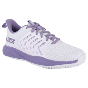 K Swiss Ultrashot Light Women's Tennis Shoes: White/Purple/Neon