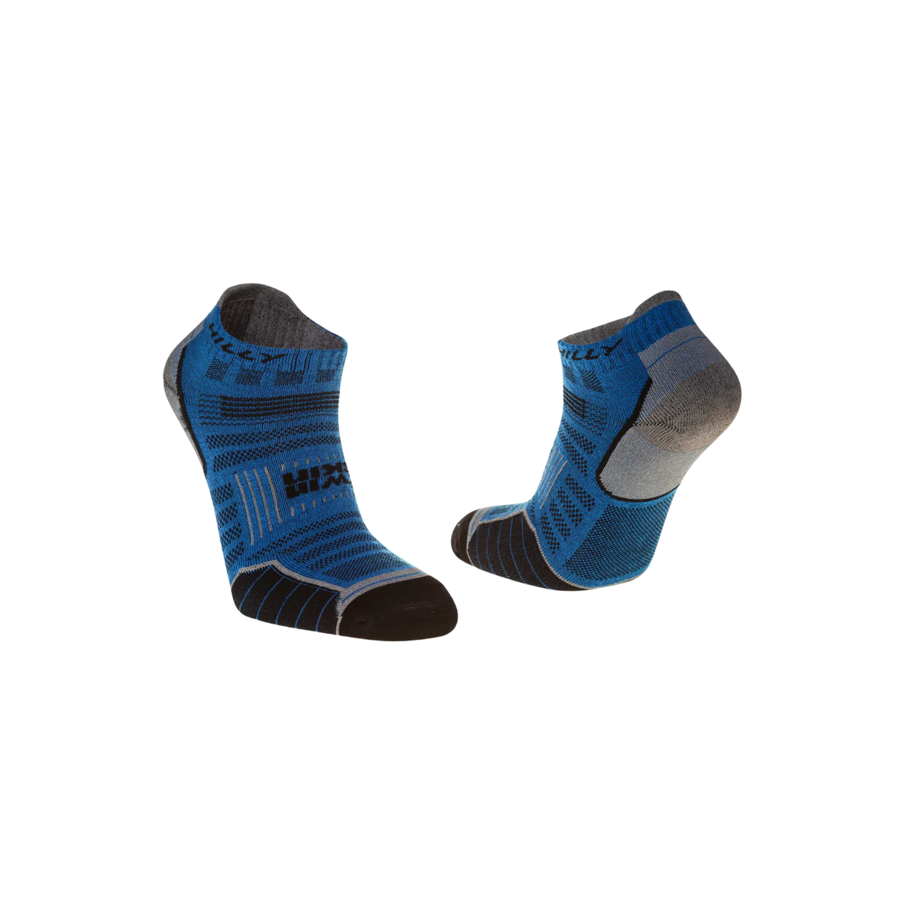 Hilly Twin Skin Socklets: Azurite/Grey Marl