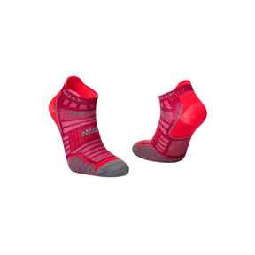 Hilly Twin Skin Socklets: Magenta/Grey Marl