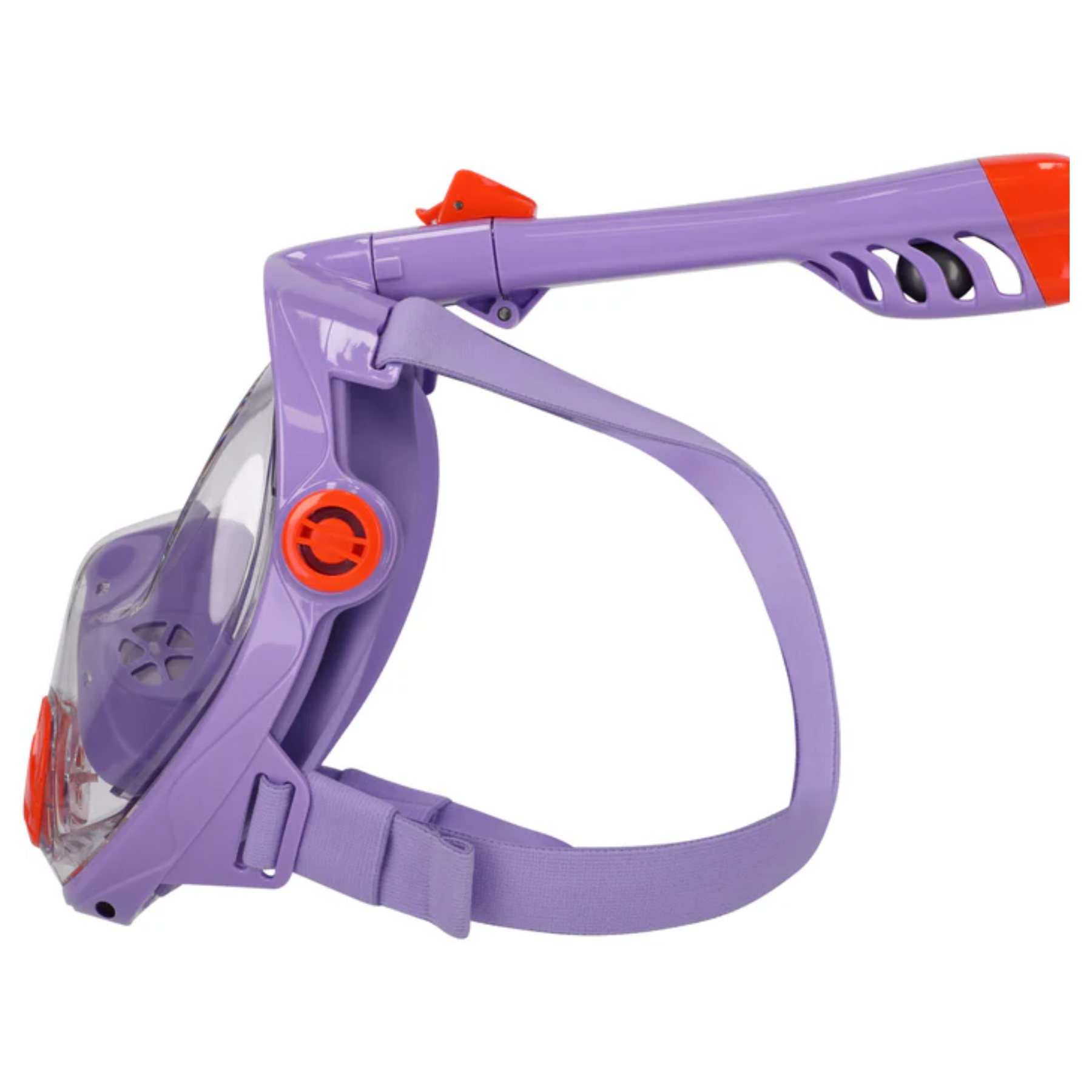 Kids Full Face Bullhead Swimming Mask: Violet - XS