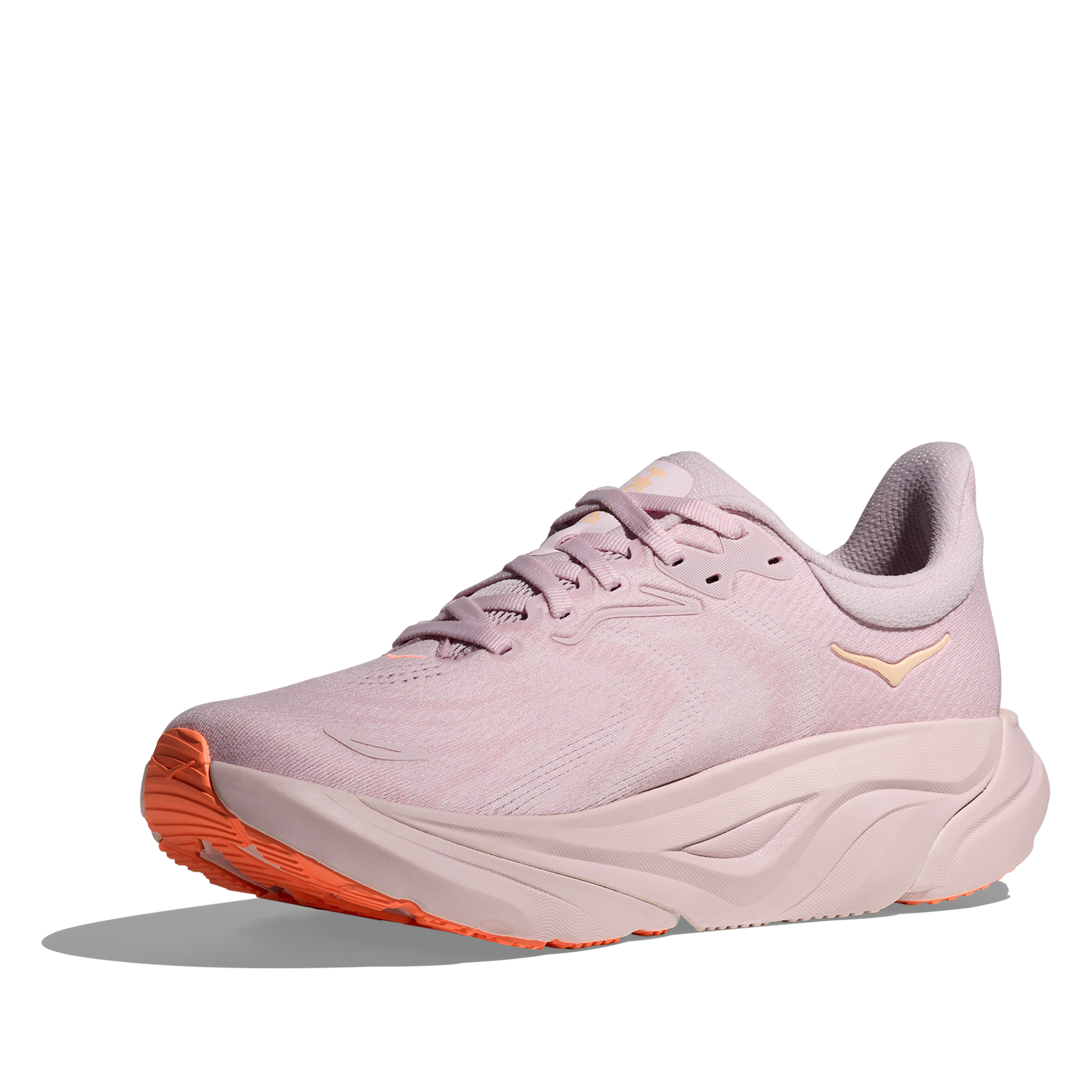 Hoka Arahi 8 Women's Running Shoes: Lilac Cream/Neon Cantaloupe