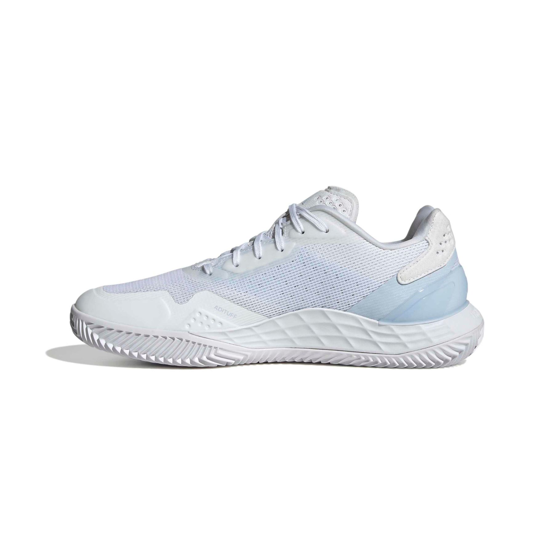 Adidas Defiant Speed 2 Womens Tennis Shoes: White/Blue