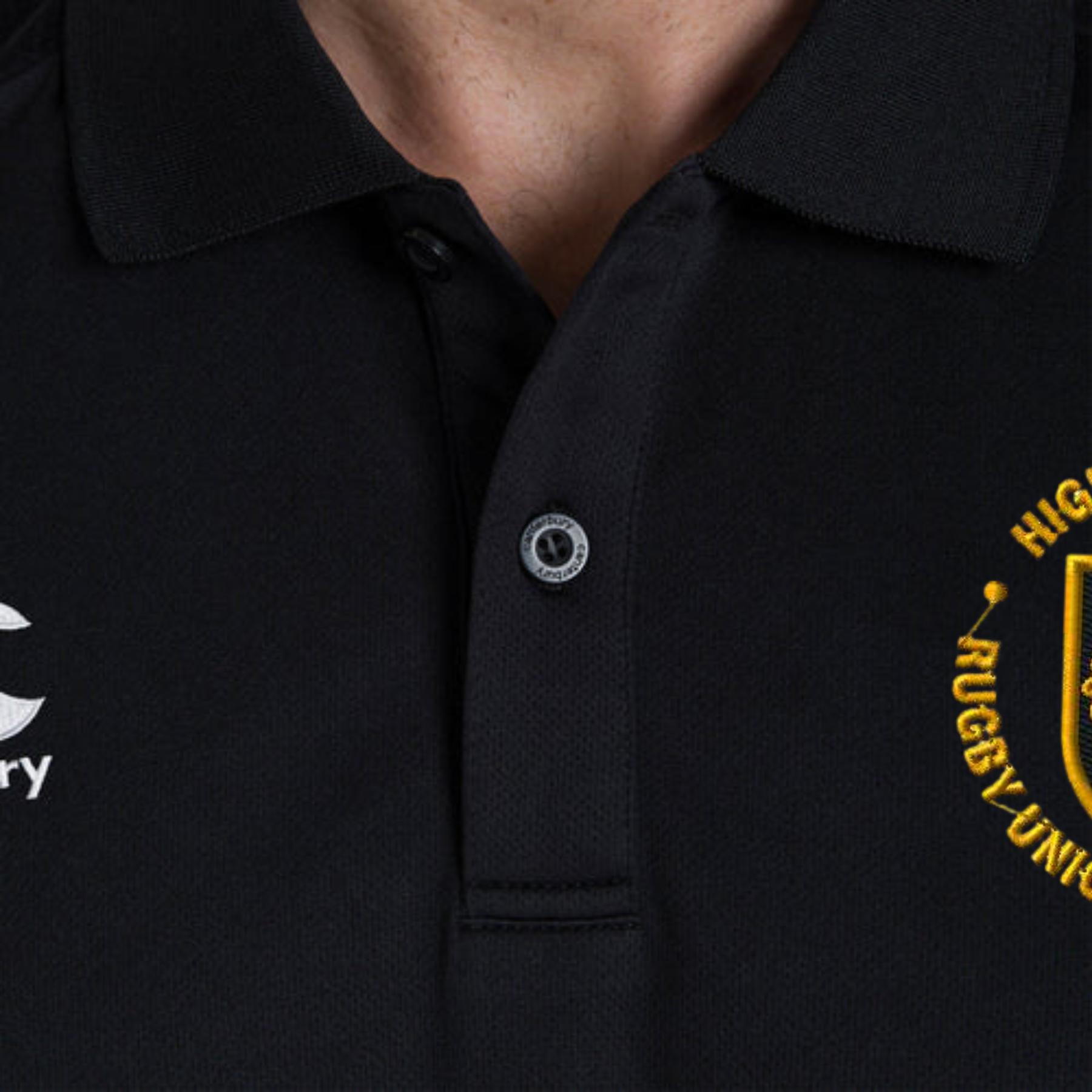 High Wycombe RFC Canterbury Mens Club Dry Polo: Black