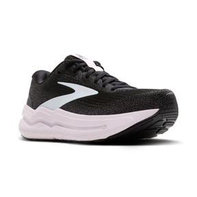 Brooks Ghost Max 2 Women's Running Shoes: Black/White/Orchid Ice