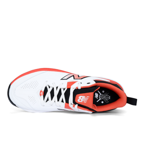 New Balance CK4030F6 Cricket Shoes: White/Orange