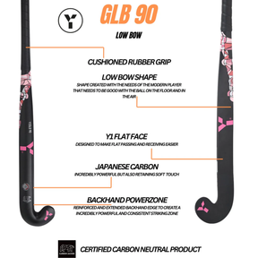 Y1 GLB 90 Hockey Stick 2024: Pink