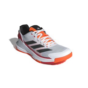 Adidas Crazyquick LS Men's Padel Shoes: White/Orange