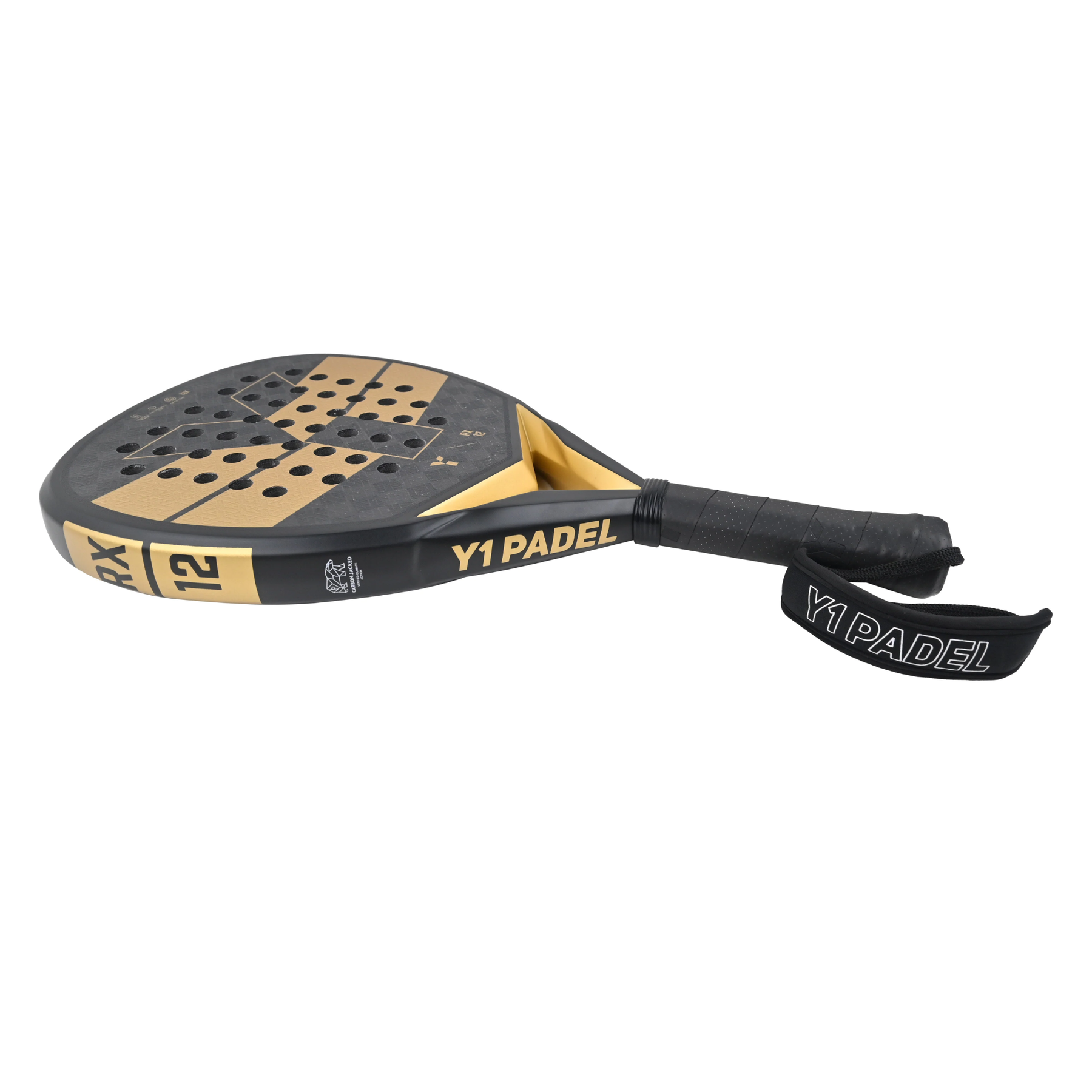 Y1 RX12  Padel Racket: Black/Gold