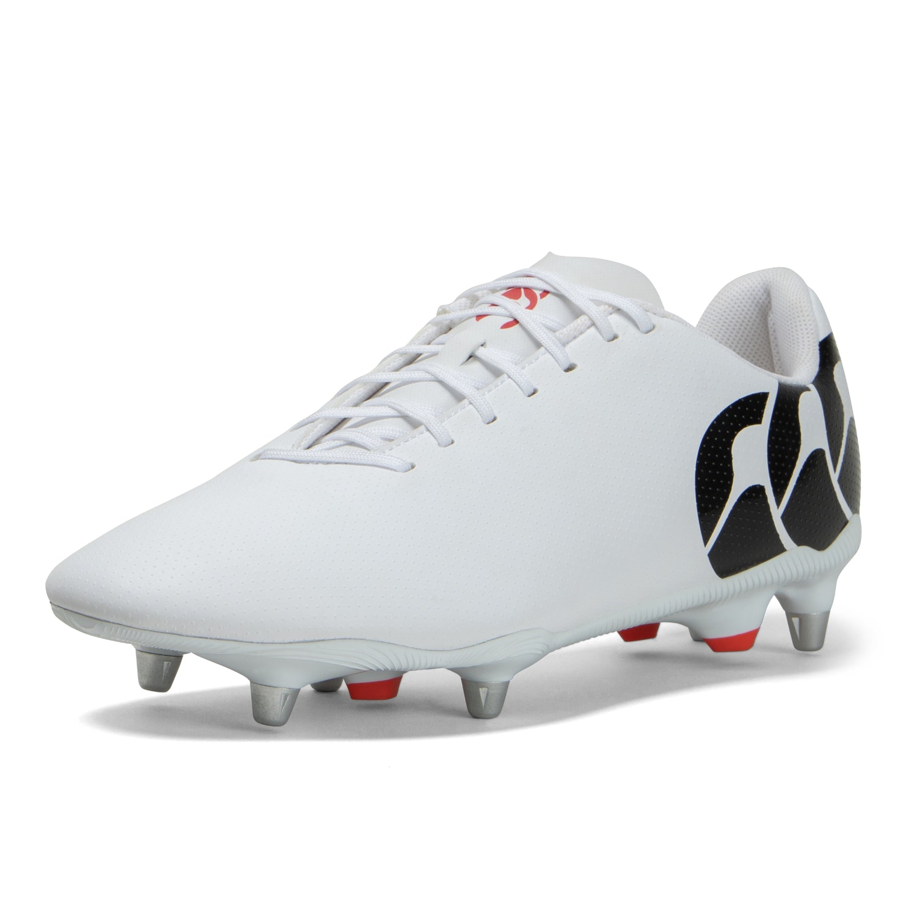 Canterbury Speed Raze SG Rugby Boots: White