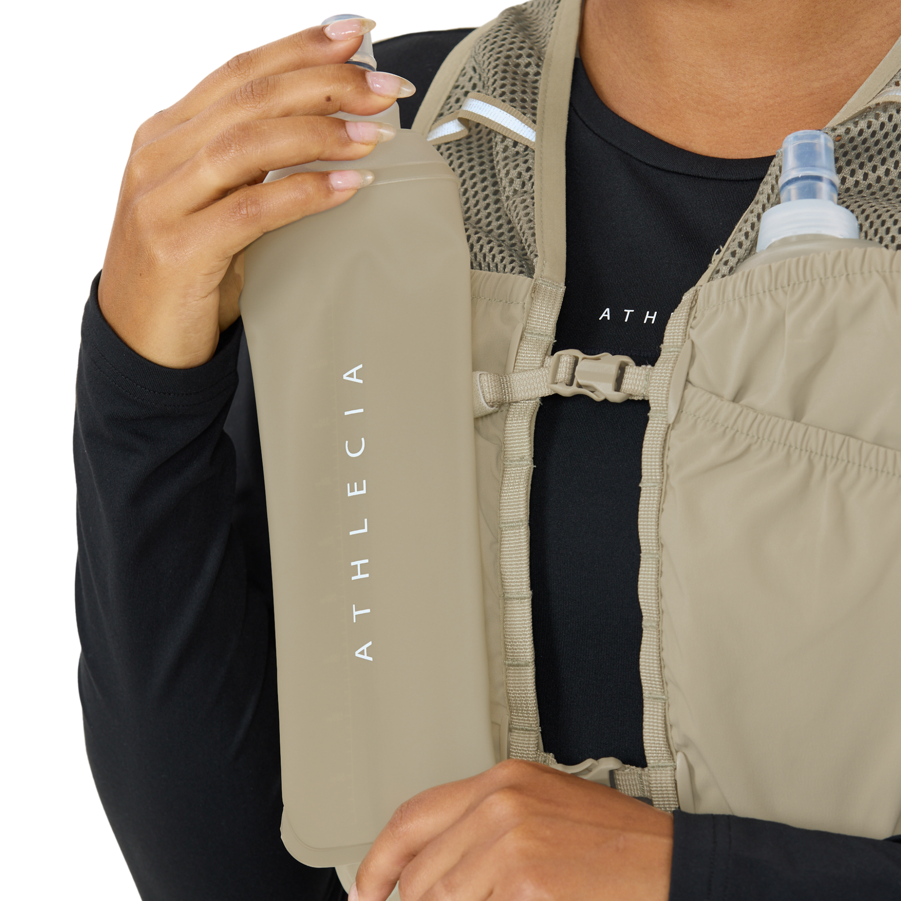 Athlecia Howdenly Running Vest: Laurel Oak