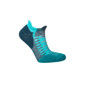 Hilly Womens Active Socklet Min: Blue/Teal