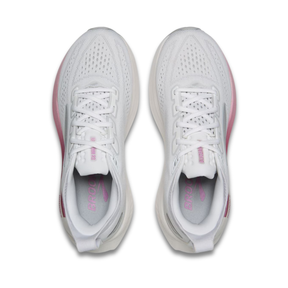 Brooks Glycerin 23 Women's Running Shoes: White/Harbor Mist/Metallic