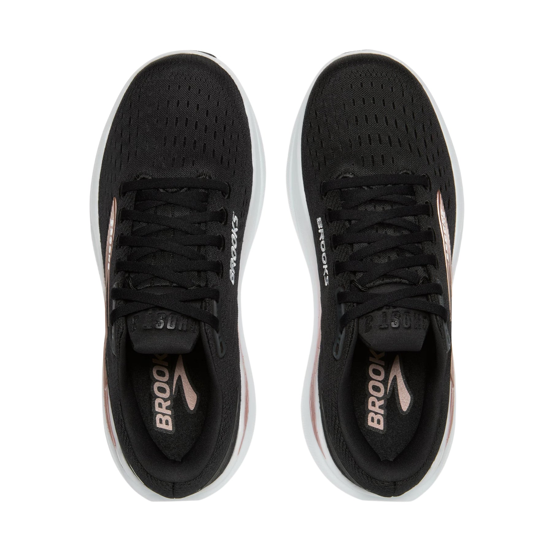Brooks Ghost Max 3 Womens Running Shoes: Black/Black/Rose Gold