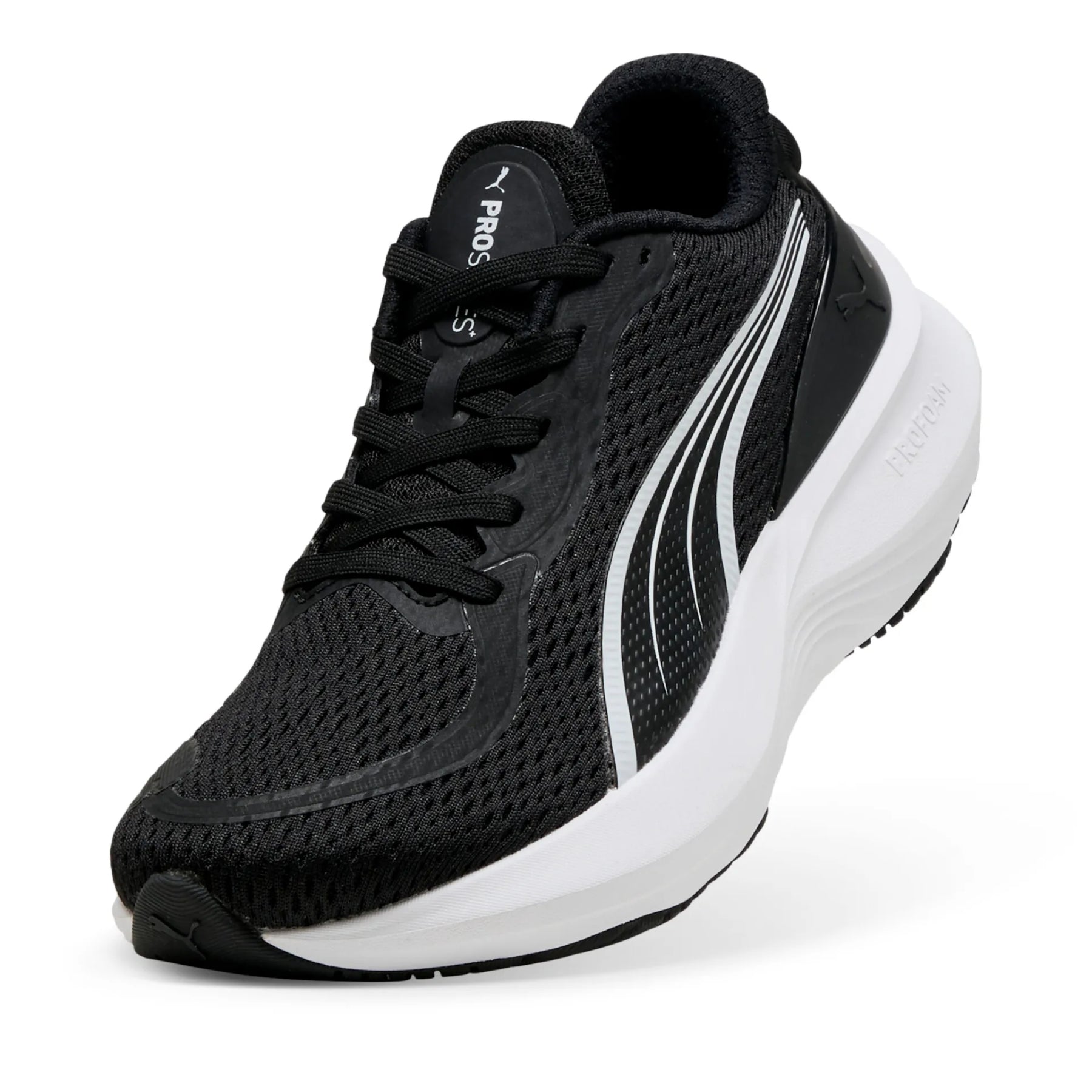 Puma Scend Pro 2 Junior Running Shoes: White/Black