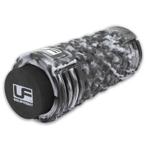 Urban Fitness 2 in 1 Massage Roller Set 14cm x 32cm: Black/Silver