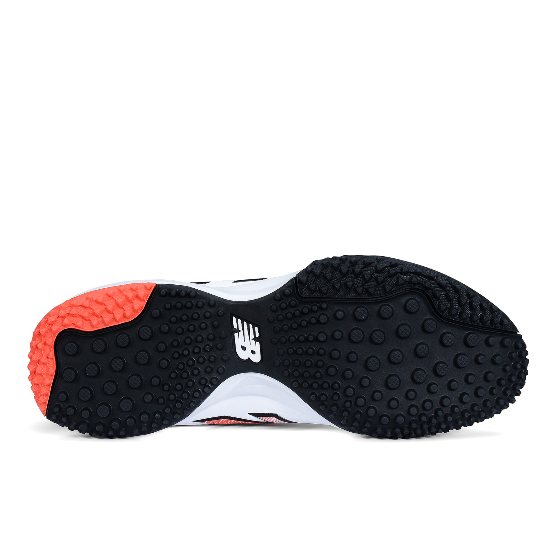 New Balance CK4020F6 Cricket Shoes: White/Orange