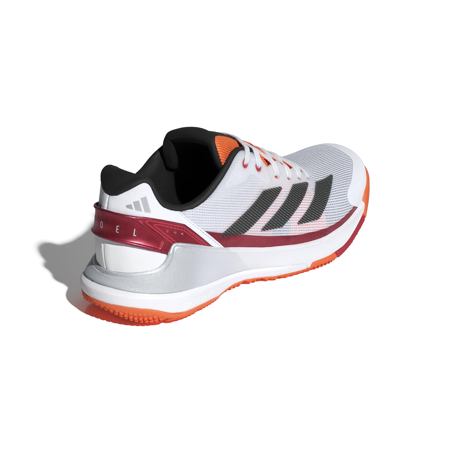 Adidas Crazyquick LS Men's Padel Shoes: White/Orange