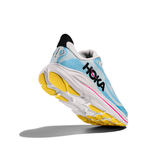 Hoka Clifton 10 Junior Running Shoes: Frost/Soaring Blue