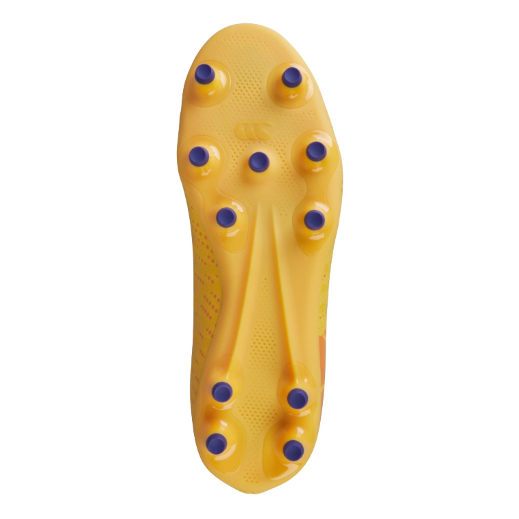 Canterbury Speed Infinite Team FG Rugby Boots: Yellow/Orange - 8.5