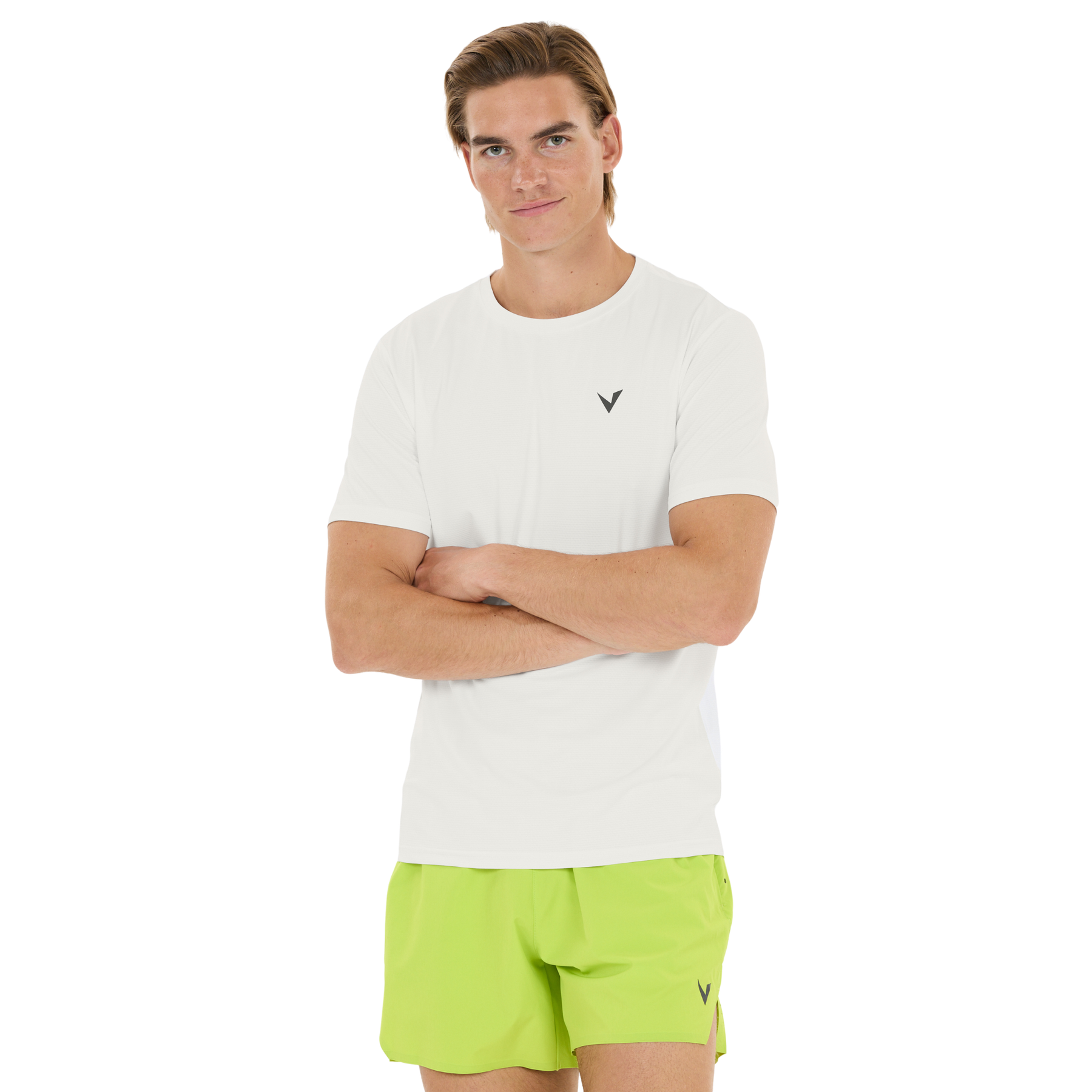 Virtus Roger V3 Men's Hyperstretch Short Sleeve Tee: White
