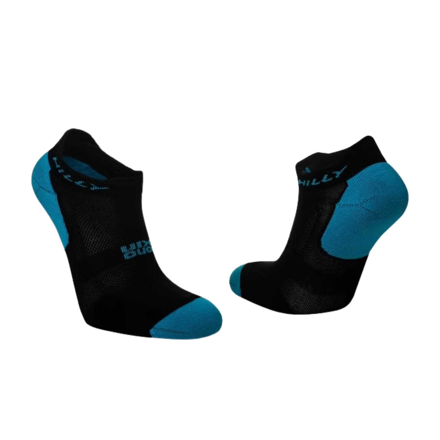 Hilly Womens Active Socklet Min: White/Black/Peacock