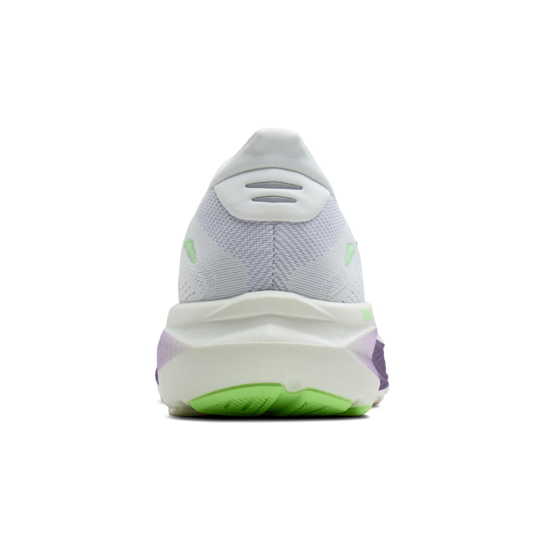 Brooks Ghost 18 Womens Running Shoes: White/Purple Hebe/Green