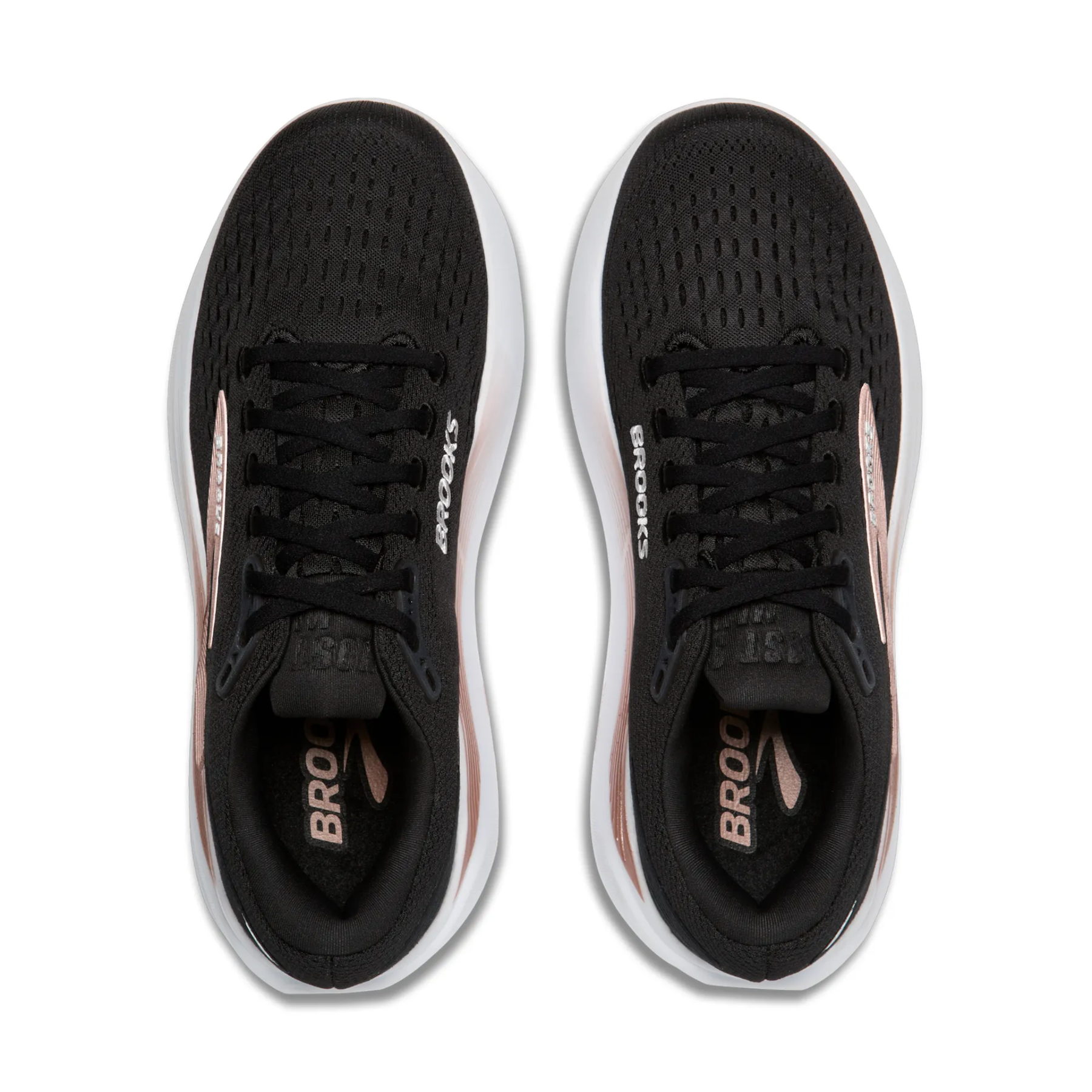 Brooks Ghost Max 3 Women's Running Shoes: Black/Black/Rose Gold