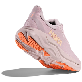 Hoka Arahi 8 Women's Running Shoes: Lilac Cream/Neon Cantaloupe