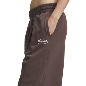 Under Armour Rival Pleated Women's Pants: Peppercorn/Bashful Pink