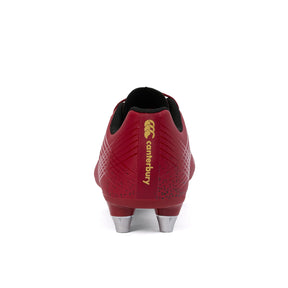 Canterbury Junior Stampede Team Soft Ground Rugby Boots: Red
