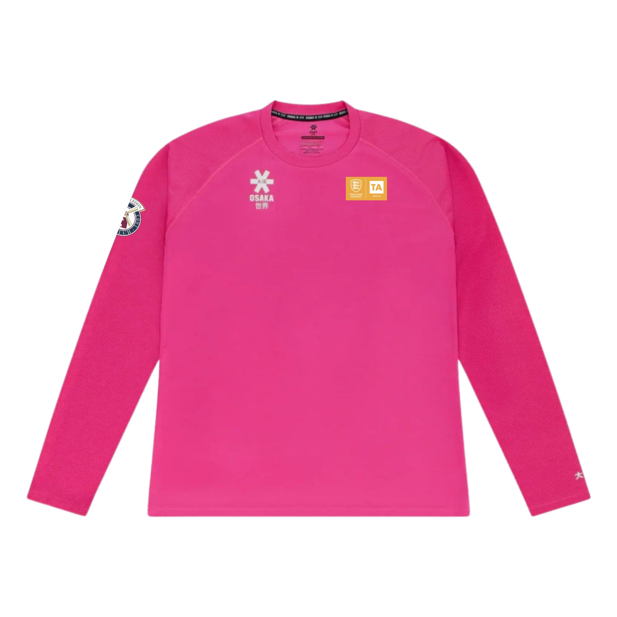 Wimbledon HC TA Keeper Tee Long Sleeve: Fluo Pink