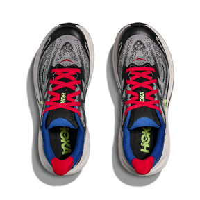 Hoka Clifton 10 Junior Running Shoes: Foggy Grey/Black