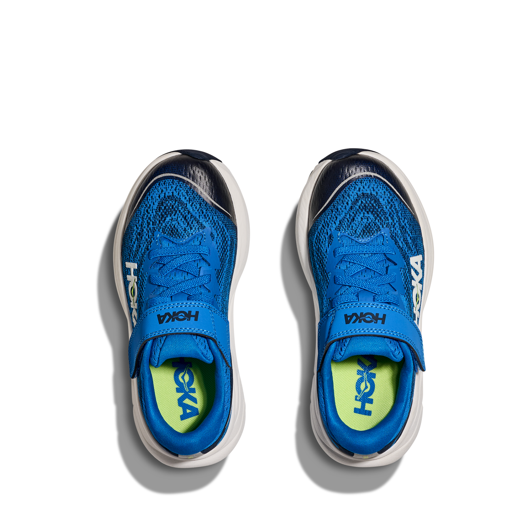 Hoka Rincon 4 Kids Running Shoes: Electric Cobalt/Varsity Navy