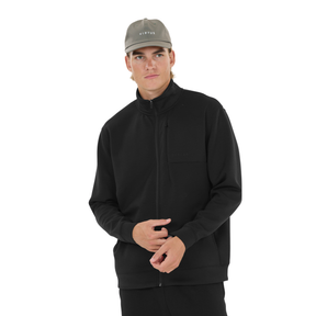 Virtus Taro Full Zip Men's Sweatshirt: Black