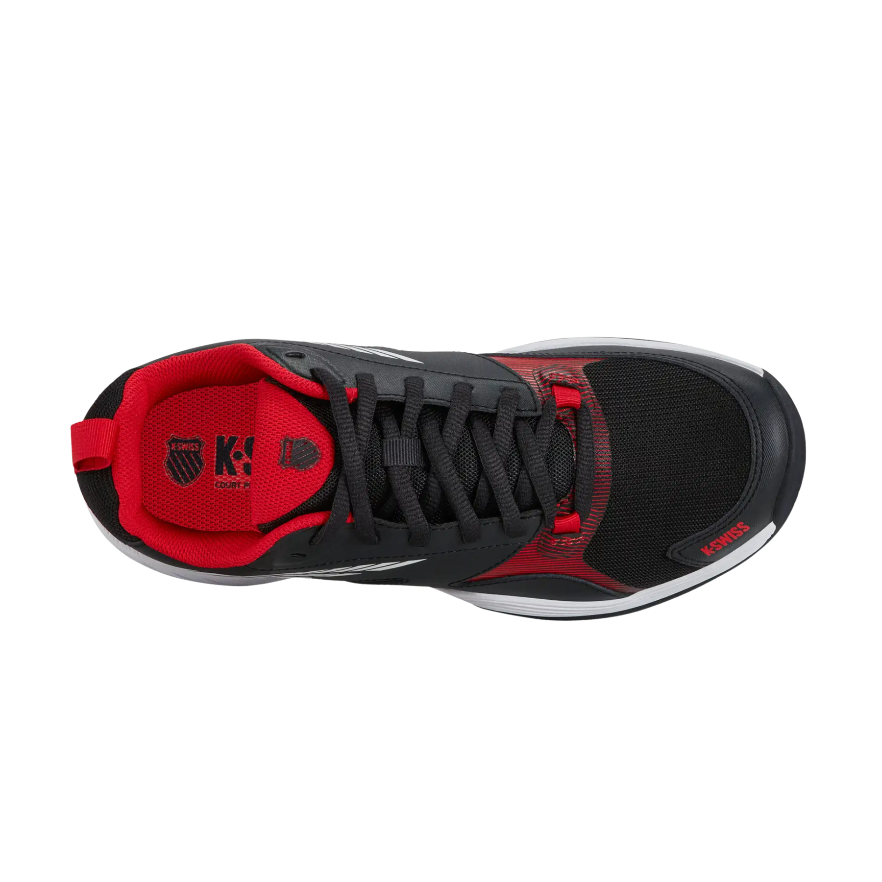 K Swiss Court Speedex HB Men's Tennis Shoes: Limo/White/Red